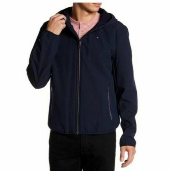 Tommy Hilfiger Men's Soft Shell Jacket Navy M NWT
